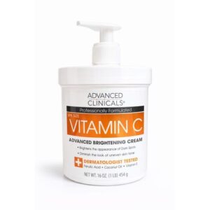 ADVANCED CLINICALS VITAMIN C BRIGHTENING CREAM 454G
