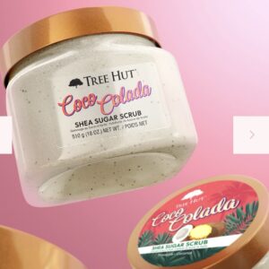 TREE HUT COCO COLADE SHEA SUGAR SCRUB 510G